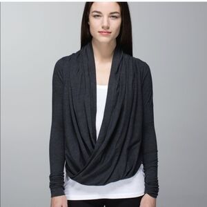 Lululemon Iconic Wrap Heathered Black